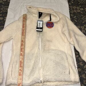 New York Knicks Junior Sherpa Fleece Jacket Medium 7/8 New NBA Official